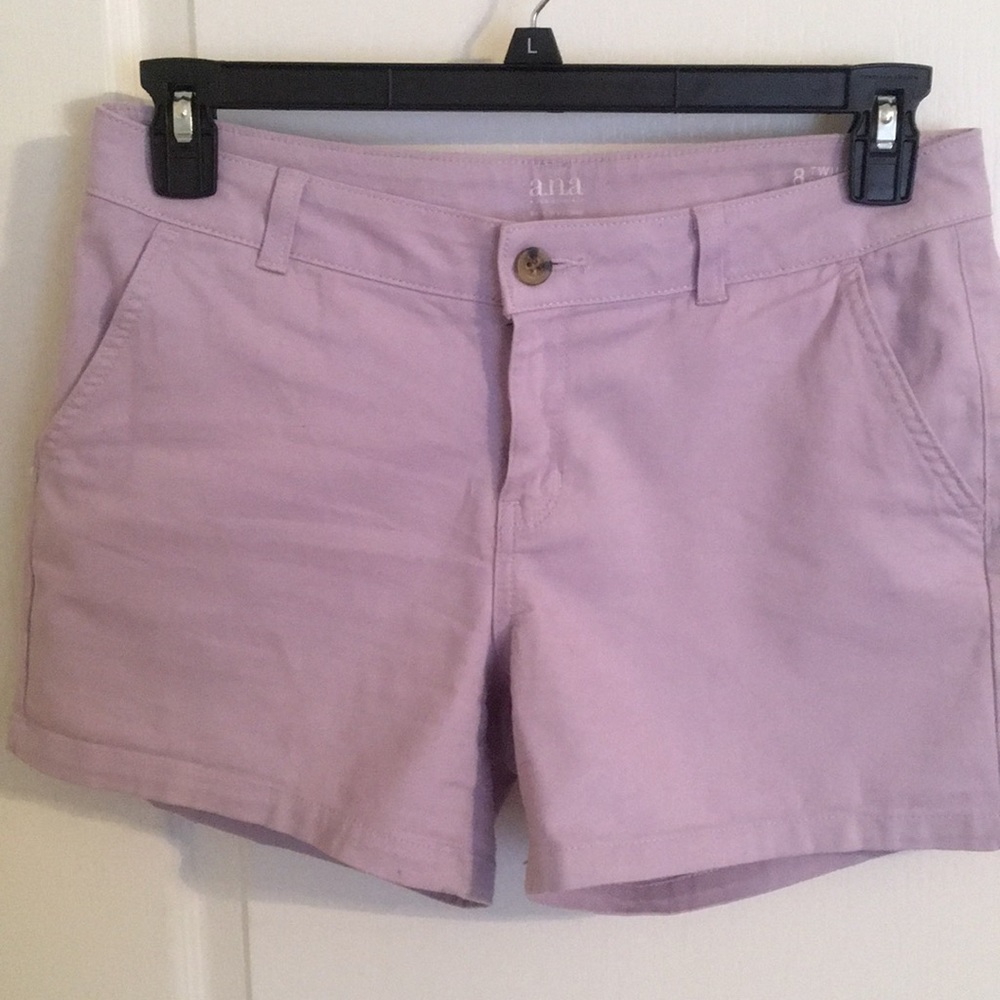 Lavender Twill Shorts